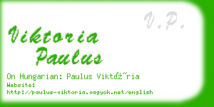 viktoria paulus business card